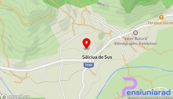 hartă a Sălciua de Sus  în Sălciua de Sus