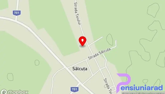 Salcuta Hartă - Sălcuța