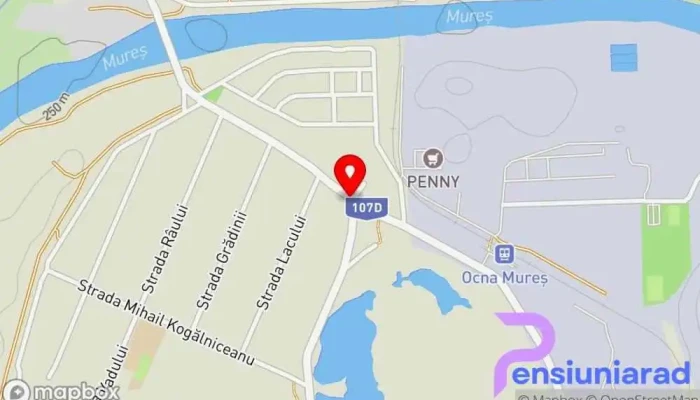 hartă a Salin Home Hotel în Ocna Mureș