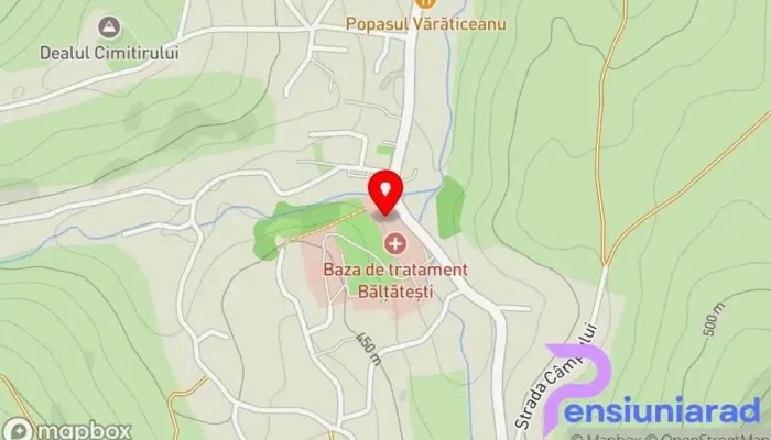 hartă a SANATORIUL DE BALNEOFIZIOTERAPIE ŞI RECUPERARE MEDICALĂ 