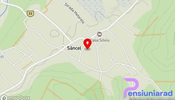 hartă a Sâncel  în Sâncel