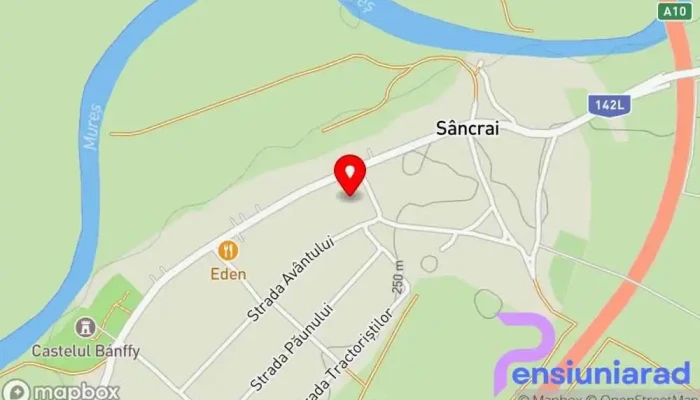 hartă a Sâncrai  în Sâncrai