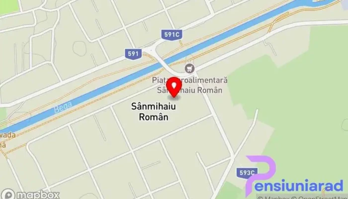 Sanmihaiu Roman Hartă - Sânmihaiu Român