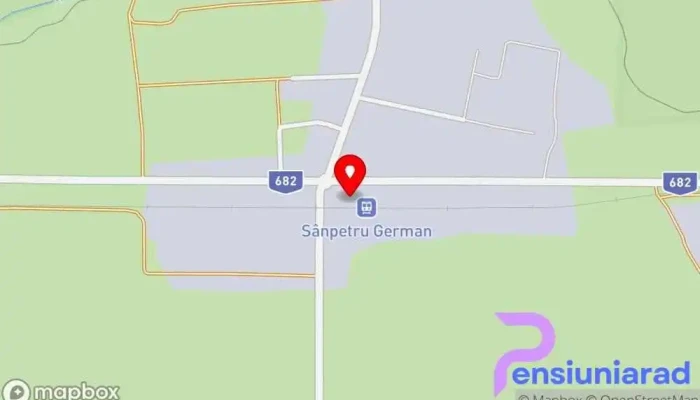 Sanpetru German Hartă - Sânpetru German