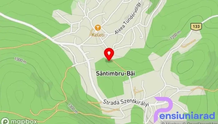 Santimbru Bai Hartă - Sântimbru-băi