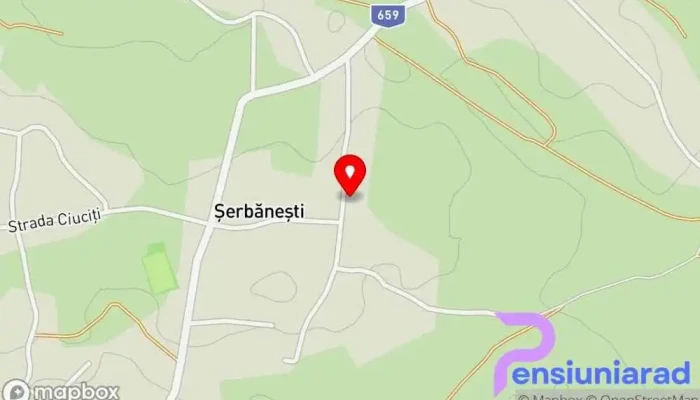 hartă a Șerbănești  în Șerbănești