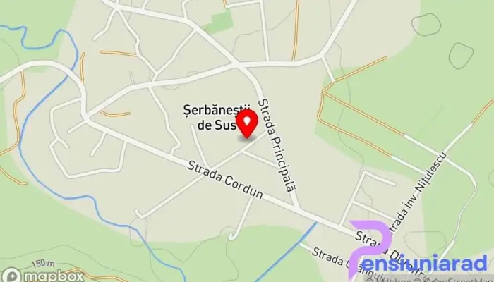 Serbanestii De Sus Hartă - Șerbăneștii De Sus