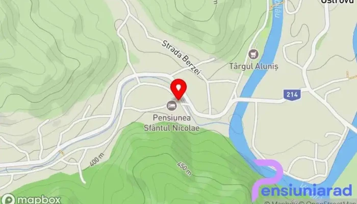 hartă a Sfântul Nicolae Pensiune în Aluniș