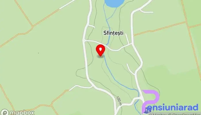 hartă a Sfinţeşti  în Sfinţeşti