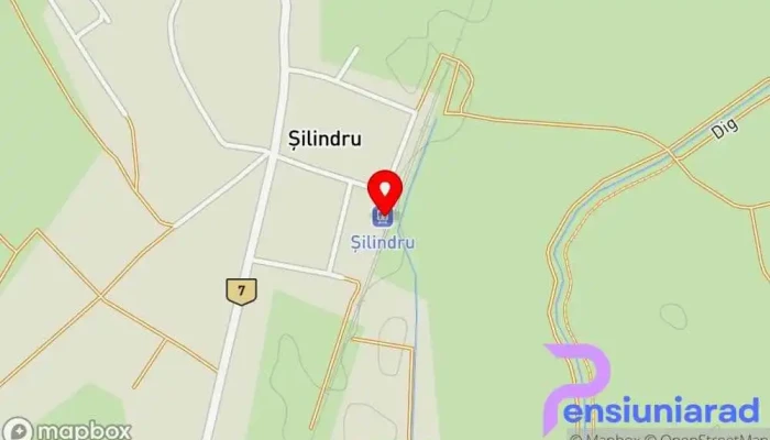 hartă a Șilindru Gară în Șilindru
