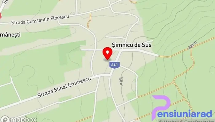 Simnicu De Sus Hartă - Șimnicu De Sus