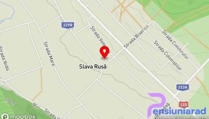 hartă a Slava Rusă  în Slava Rusă