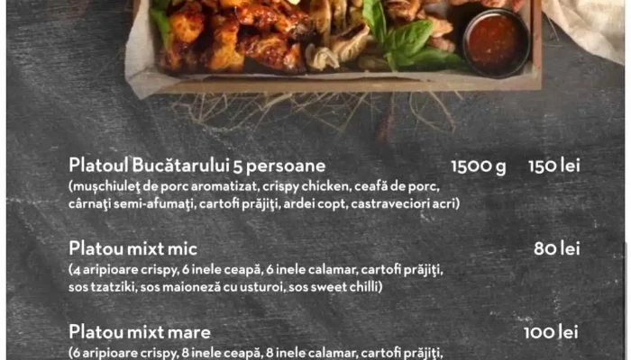 Soko Lounge Restaurant -  Meniu - Filiași