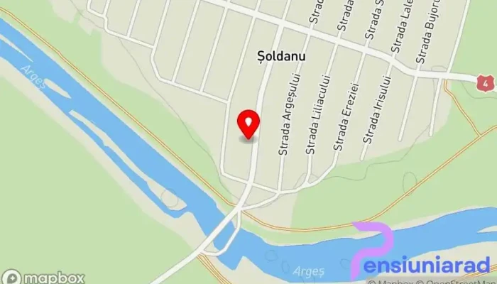 hartă a Soldanu Hotel în Șoldanu