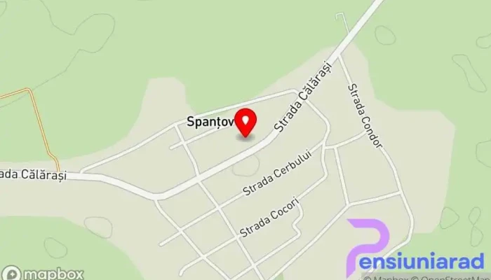 hartă a Spanţov  în Spanţov