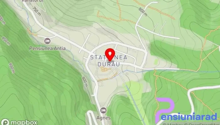 hartă a Stațiunea Durău Stațiune în Durău
