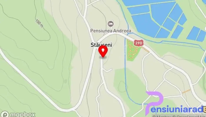 Stauceni -  Hartă - Stauceni