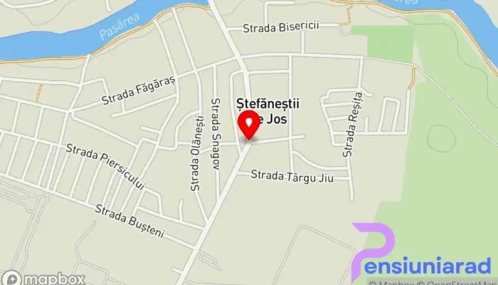 hartă a Ștefăneștii de Jos  în Ștefăneștii de Jos