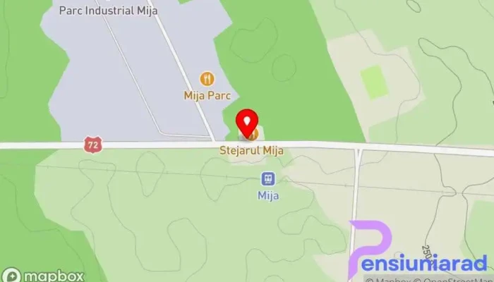 hartă a Stejarul Restaurant, Bed & Breakfast în DN72