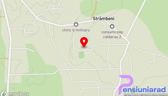 hartă a Strâmbeni  în Strâmbeni