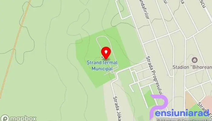 hartă a Ștrand termal municipal Marghita Ștrand în Marghita