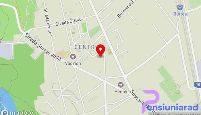 hartă a Studio B - Cazare Buftea Apartament în regim hotelier în Buftea