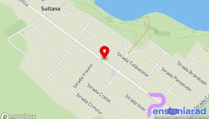 hartă a Sultana  în Sultana