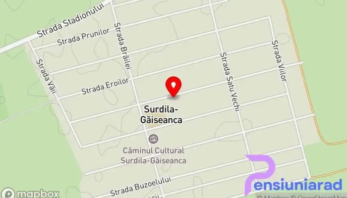 Surdila -  Gaiseanca Hartă - Surdila-găiseanca