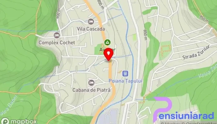 hartă a Suru Hotel & Restaurant Bușteni Restaurant, Hotel, Livrare de mâncare, Livrare pizza, Stațiune de ski în Bușteni