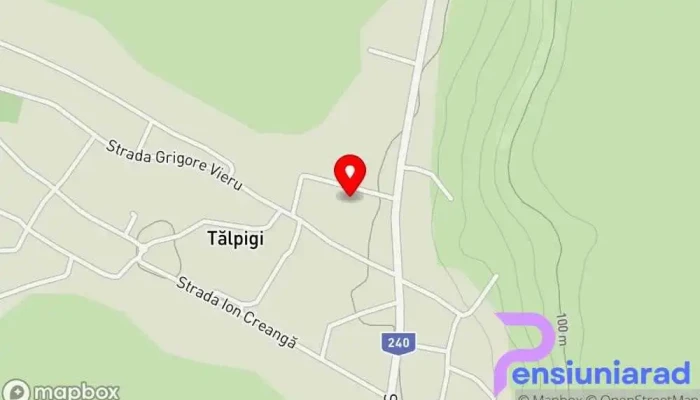 Talpigi Hartă - Tălpigi