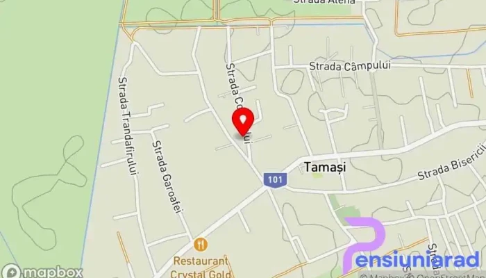 hartă a Tamași  în Tamași
