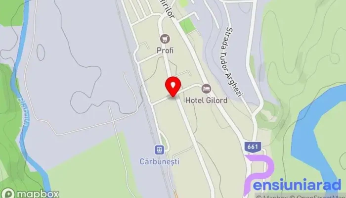Targu Carbunesti Hartă - Târgu Cărbunești