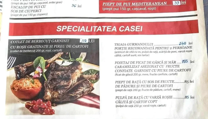 Taverna Pecicana -  Meniu - Pecica