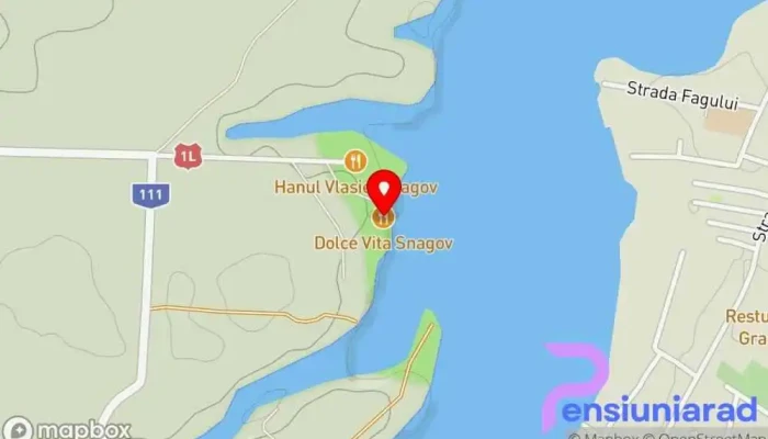 hartă a Taverna Racilor Snagov Restaurant cu fructe de mare în Comuna Snagov