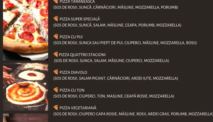 Taverna Voluntari -  Meniu - Voluntari