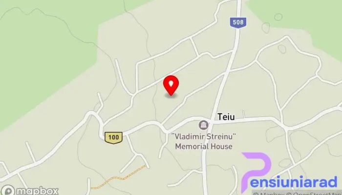 hartă a Teiu  în Teiu