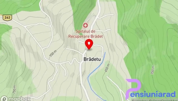 hartă a terasa Bradetu Bar în Brădetu