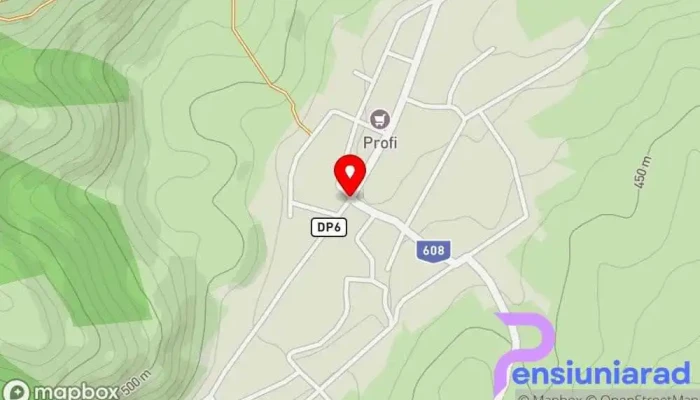 Teregova -  Hartă - Teregova