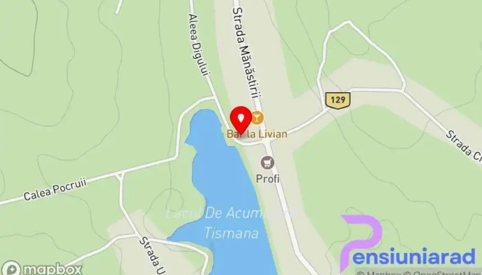 Tismana -  Hartă - Tismana