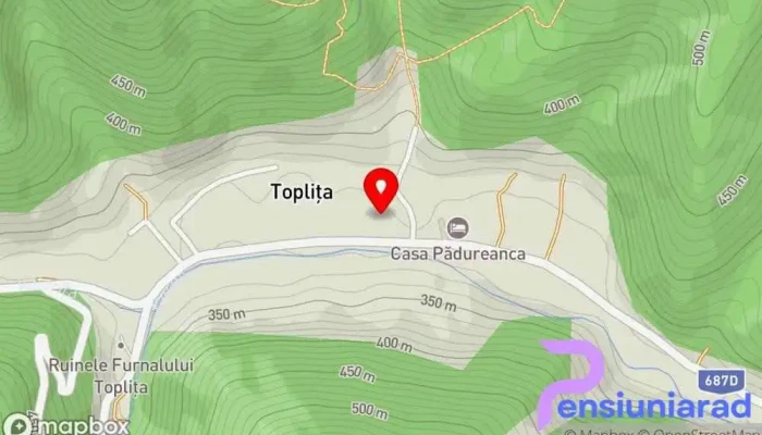 hartă a Toplița  în Toplița
