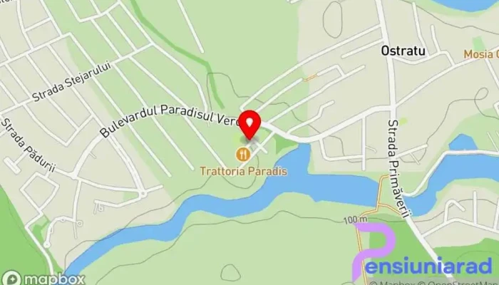 hartă a Trattoria Paradis Restaurant, Livrare de mâncare în Corbeanca