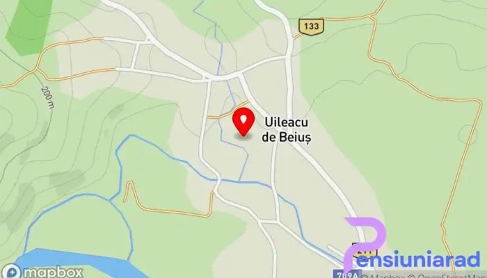 hartă a Uileacu de Beius  în Uileacu de Beius