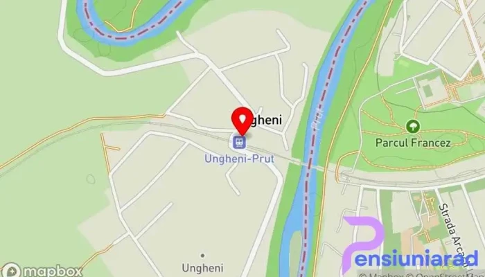 Ungheni Prut -  Hartă - Ungheni
