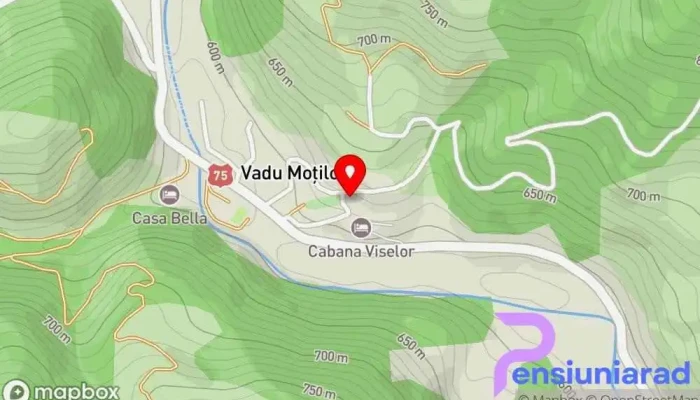 hartă a Vadu Moților  în Vadu Moților