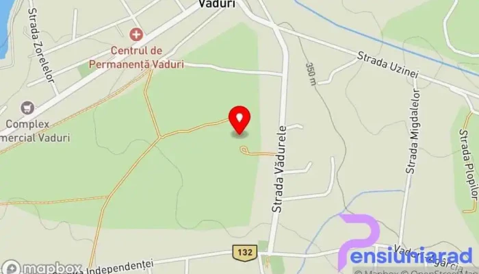 hartă a Vaduri Comuna Alexandru Cel Bun Neamt Bed & Breakfast în Vădurele