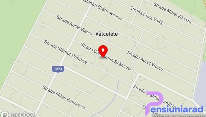 hartă a Vâlcelele  în Vâlcelele