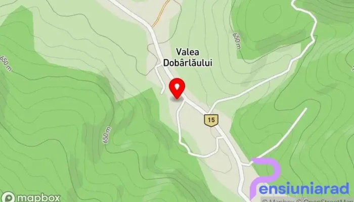 Valea Dobarlaului Hartă - Valea Dobârlăului