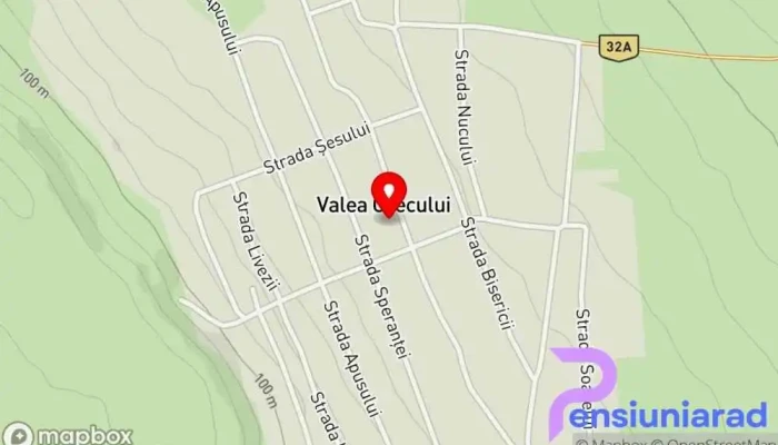 Valea Grecului -  Hartă - Valea Grecului
