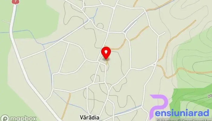 Varadia De Mures Hartă - Vărădia De Mureș