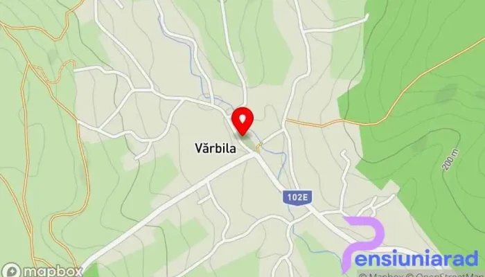 hartă a Vărbila  în Vărbila